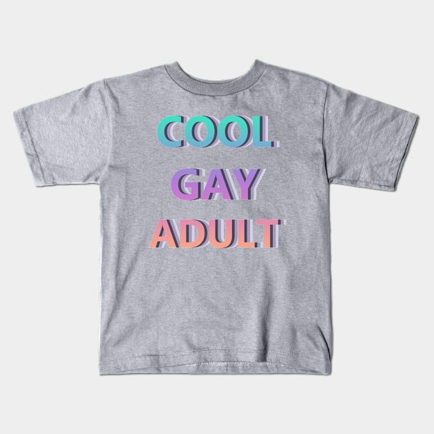 COOL v1 Kids T-Shirt by bigfatbugbites